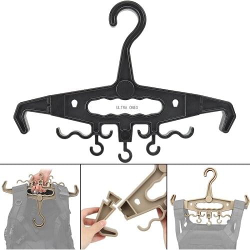 Tactical Coat Hanger for Military Hiking Tool Portable Army Cs Vest Hunting Helmet Accessories Airsoft Gear Paintball Equipment