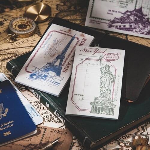 Vintage Old City Series Decoration Stamp Sponge Rubber Stamps For Scrapbooking Stationery DIY Craft Standard Stamp