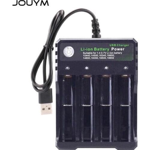 USB 18650 Battery Charger for 3.7V Li-ion TR IMR 14500 16650 14650 18350 18500 16340 18650 Rechargeable Battery