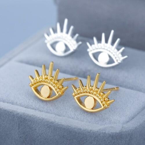 Goth Egyptian Eye Of Evil Stud Earrings For Women Unusual Demon Eyes Female Ear Ring Trend Earring Jewelry Accesorios 2021 BFF