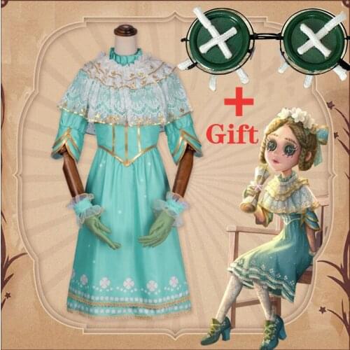 Game Identity V Cosplay Costumes Doctor Emily Dyer Cosplay Dress Costume Halloween Carnival Party Full Sets Women Customized