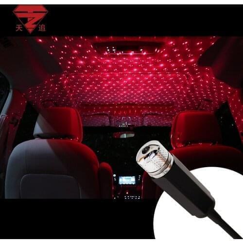 Car Roof Star Night Light Atmosphere Lamp For Kia Rio 4 K2 Sportage Optima K5 Niro 2017 2018 KX5 For Kia R Cerato K3 Sorento