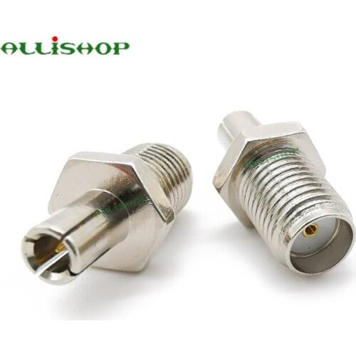 1Pcs SMA Female to TS9 Male Plug connector M/F WIFI Wireless CCTV connector SMA to TS9 for 3G USB Modem RF Connector Adapter