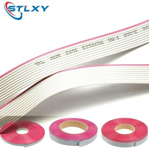 2Meter 10P/12P/14P/16P/20P/40P 1.27mm PITCH Grey Flat Ribbon Cable 6/8/10/16/20/40 Pin 28AWG WIRE for IDC FC 2.54MM Connector