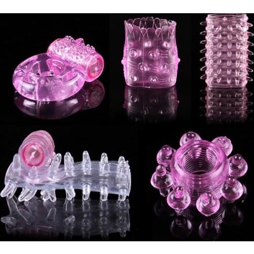 5 different Penis Rings,Vibrating Rings,Penis sleeve,Cock Rings,Sex ring,Sex Toy,Sex products,Adult toys