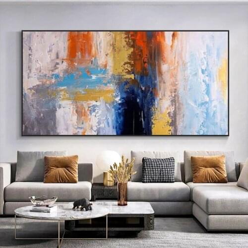 Abstract Paintings 100% Hand Painted Oil Painting On Canvas Handmade Wall Art Modern Paintings Unframed For Home Decoration