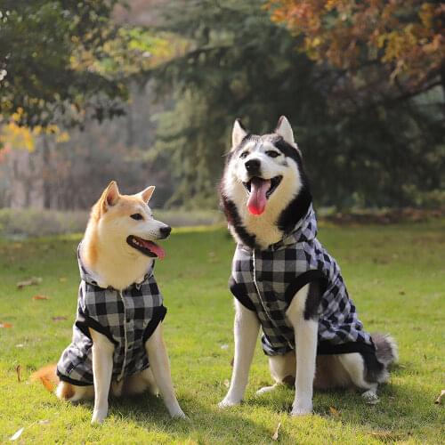 Free Shipping Large Size Pet Dog Coat Winter Warm Dog Clothes For Chihuahua Soft Hood Puppy Jacket Clothing With Detach Hat