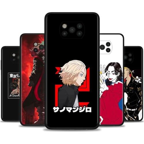 Tokyo revengers mikey Phone Case for Xiaomi Poco X3 Pro X3 NFC M3 Pro F3 GT Black Soft Cover Shell Coque