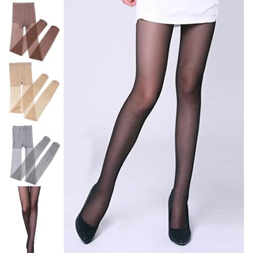 Women Sexy Nylon Spandex Lady Transparent Thin Female Stockings 4 Colors Girl Silk Stocking Legs High Hosiery Tights Pantyhose