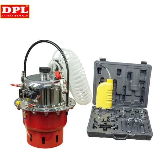Pneumatic Pressure Bleeder Tool Set Brake And Clutch Bleeding System Tool Brake Bleeding Machine