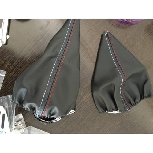 For BMW 3 Series E36 E46 M3 Car Styling New Car Shift Gear Stick Manual Handbrake Gaiter Shift Boot Black Leather Boot