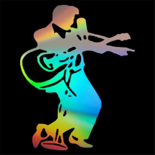 Elvis with Guitar Car Decal Window Truck Bumper Auto Notebook Laptop Sticker