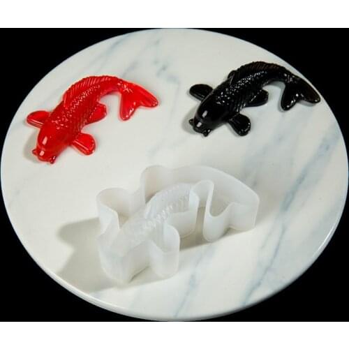 1pc Fish Tail Koi Silicone Resin Mold Jewelry Fishtail UV Epoxy Resina Mold For DIY Pendant Charms Making Jewelry