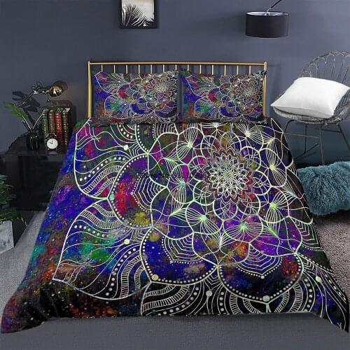 11 Style Colorful Gorgeous Mandala Duvet Cover for Womens Luxury Room Decoration Bedding Sets Full King Single Queen
