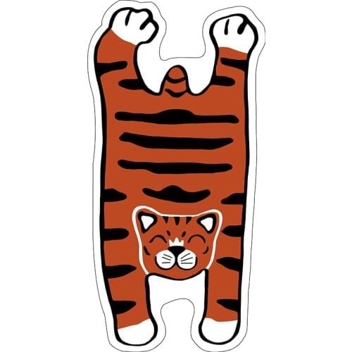 Tiger Leopard Printed Area Rug Non-slip Floor Areas For Living Room Pink Kitchen Mat Indoor Pet Mat Carpet