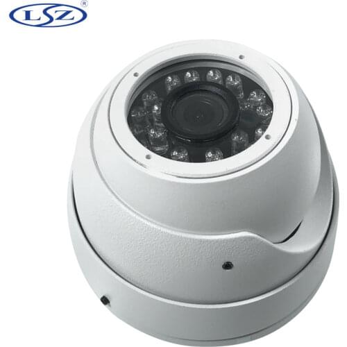 LSZ 3 inch metal hemisphere reversing image car camera ahd 1080p / ahd 960p / ahd 720p megapixel built-in microphone truck / bus