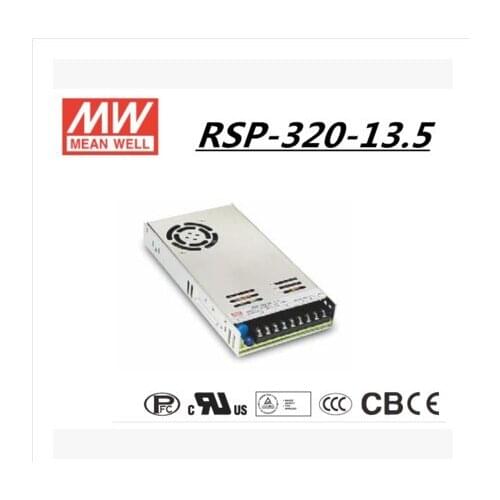 MEAN WELL PFC ultra-thin power supply RSP-320-13.5 320W 13.5V23.8A