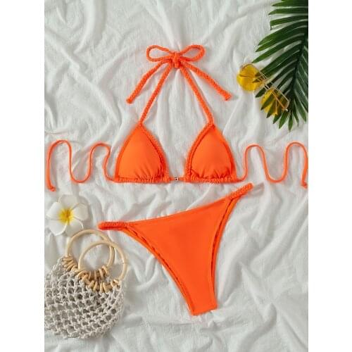Melphieer Orange Swimwear