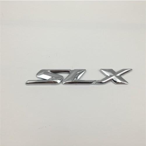 Sticker Car Emblem Logo Badge SLX Chrome Garnish For Isuzu D-Max Slx D Max DMAX