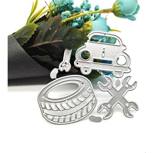2021 New stamp and dies Tire tools Cutting Dies Stencil Die Cut Scrapbooking stencils for decoration craft knife dies cut 2021