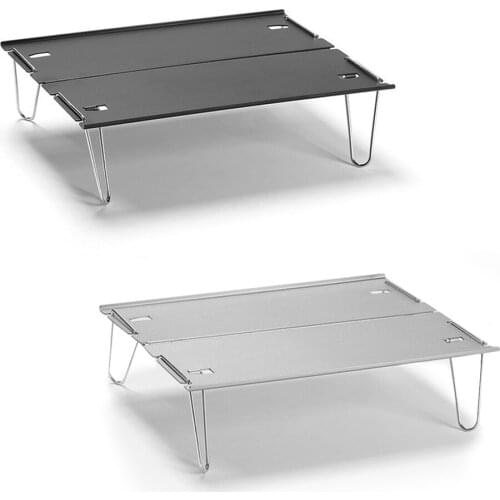 Outdoor aluminum alloy camping folding table portable mini table barbecue coffee table super light multi-purpose camping table