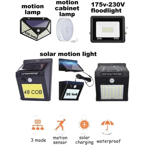 Solar Outdoor Garden Street light PIR Motion Sensor Wall Lamp Leds Solar Panel Power Lamp Waterproof Patio Path Night light indo