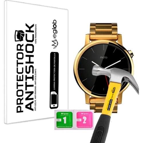 Screen protector Anti-Shock Anti-scratch Anti-Shatter compatible with Motorola Moto 360 42mm (2nd gen)