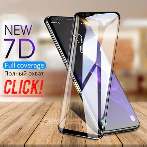 Protective glass for samsung galaxy s9 plus s8 s7 edge tempered on the glass film for samsung note 8 9 phone screen protector
