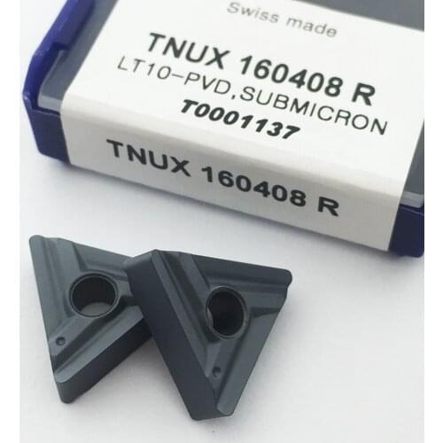 10pcs TNUX 160408 R CNC blade carbide insert FOR steel