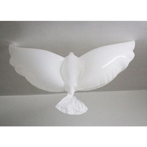 500 pcs Wedding helium inflatable biodegradable white Dove Balloons for wedding decoration doves shaped bio balloons