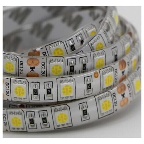 60LED/ m 5m 300LED IP65 waterproof 12V SMD 5050 flexible light white/warm white/red/blue/green/yellow/RGB LED strip