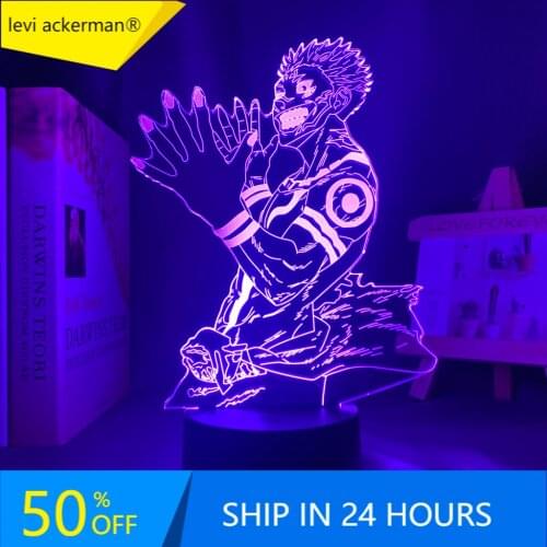Anime Lamp Ryomen Sukuna Light Jujutsu Kaisen Led Night Light for Birthday Gift Jujutsu Kaisen Nightlight Ryomen Sukuna Lamp