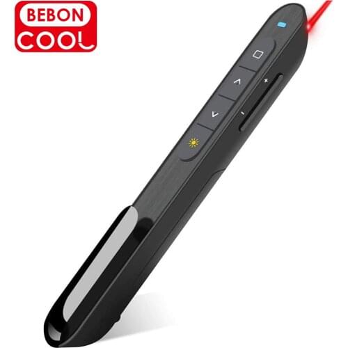 2.4GHz for Laser Pointer Wireless Presenter LED Red Laser USB Laser Pen PPT Remote Control for Presentation Teaching Meeting