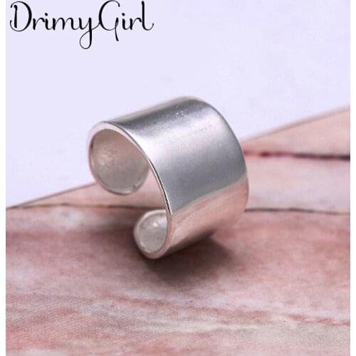 Boho Gothic New Large Smooth Round Rings For Women Men Jewelry Birthday Gift Romantic Wedding Engagement Drop Shipping
