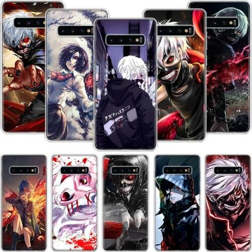 Tokyo Ghoul Kaneki Ken Phone Case For Samsung Galaxy S10 S20 S21 S9 S8 S7 Note 10 20 9 8 FE J4 J6 Ultra Plus Lite Pro + Edge Cov