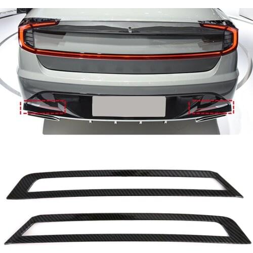 For Hyundai Sonata Sensuous DN8 2020 2021 Car Styling Accessories Rear Fog Light Lamp Cover Trim Car Exterior Sticker Trim