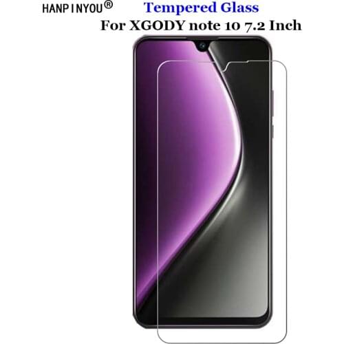 For XGODY note 10 7.2" Tempered Glass 9H 2.5D Premium Screen Protector Protection Film