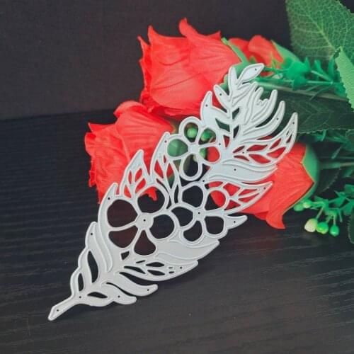 Feather Metal Cutting Dies for Scrapbooking Handmade Tools Mold Cut Stencil New 2021 DIY Card Make Mould Model Craft Decoration