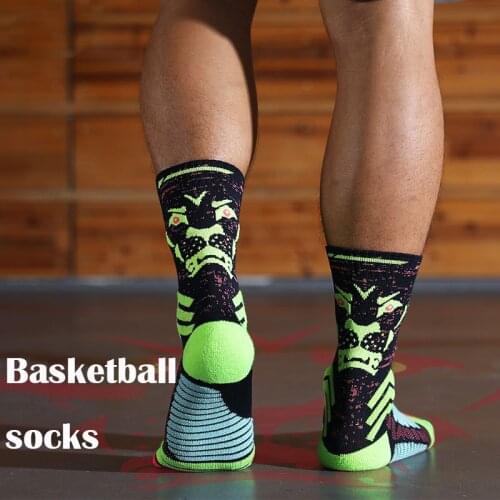 Men Protective Basketball Socks Elite Thick Basketball Team Soft Terry Cushion Breathable Profession Outdoor Running Socks
