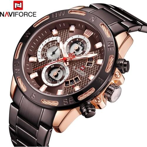 NAVIFORCE Men Watches Top Brand Fashion Sport Watch Mens Waterproof Luxury Quartz Wrist Watch Male Date Clock Relogio Masculino