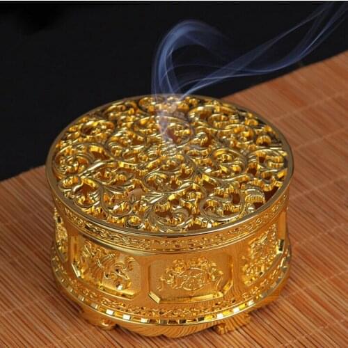 2016 New Classic Metal Alloy Incense Burner Buddhism Home Office Decor Decoration Eight Auspicious Symbols of Buddhism