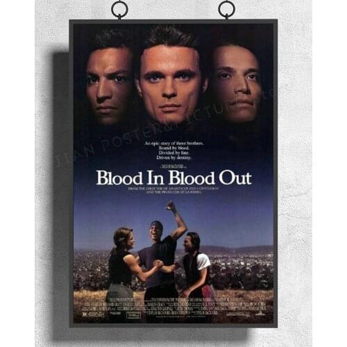H328 Silk Poster Home Decoration Blood in Blood Out Wall Art Christmas Gift