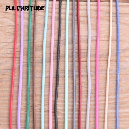 10 Meter 1.5mm 14 Color Mix PU Leather Cord & Rope Diy Jewelry Findings Accessories Fashion Jewelry Making Material for Bracelet