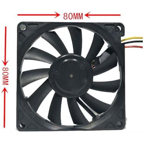 T0824MUA5-24 80*80*15 24V 0.18A power supply fan CPU fan