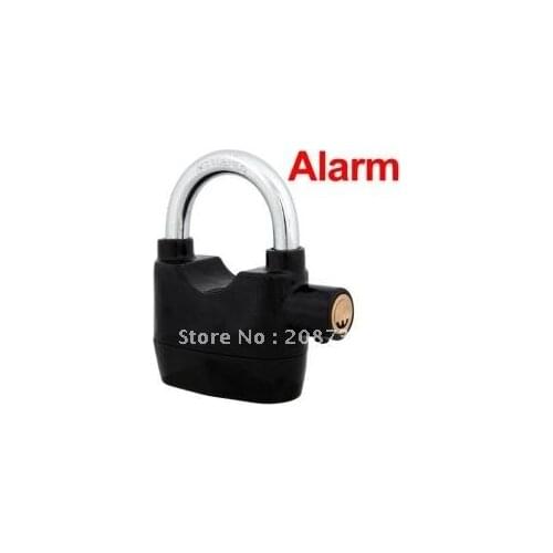 Bike Motorcycle 110db Siren Alarmed Alarm Padlock Lock