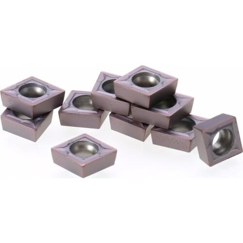 10pcs Lathe Turning Tool Carbide Insert CCMT09T304 VP15TF Inserts Set with Box