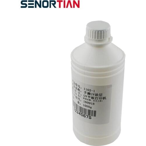 SENORTIAN UV Ink 1L Pre-treatment fluid UV Cleaning Liquid for Smooth Surface Acrylic Glass Textile or Metal Printing