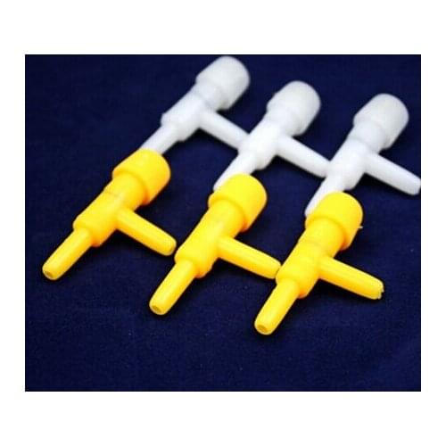 10pcs 2 Way Aquarium Air Control Valve Adjustable Fish Tank Air Check Valve Flow Regulator Aquarium Accessories For Air Pump