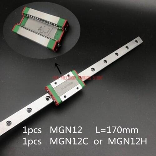 2019 Cnc Router Parts Linear Rail 12mm Linear Guide Mgn12 L= 170mm Rail Way + Mgn12c Or Mgn12h Long Carriage For Cnc X Y Z Axis