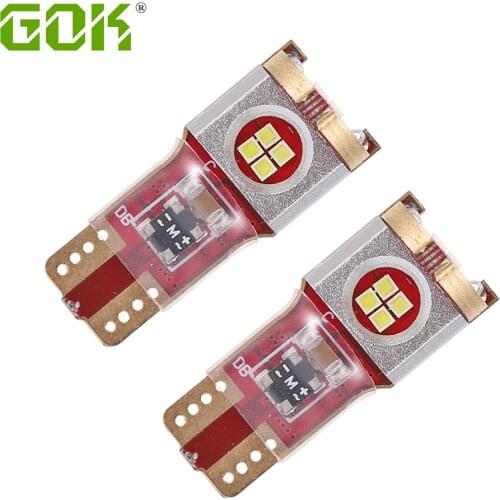 2x Super Bright LED T10 W5W 12 SMD CSP CHIP 168 194 Canbus No Error Car LED Auto Clearance Door Reading light